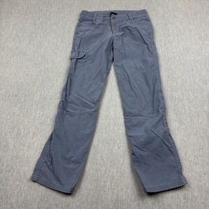 Kuhl Pants Kids Youth Medium 10 Blue Splash Roll Up‎ Cargo Hiking Outdoors Trail